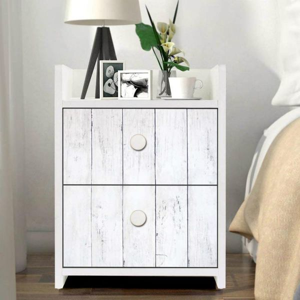 

5mx45cm self sticker vintage wood 3d wallpaper for walls mural contact paper living room kitchen bathroom cafe home deco wallpapers