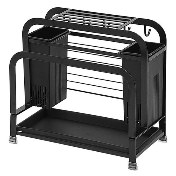 

kitchen storage & organization multifunctional shelf cutting boards knife organizer with hooks utensils rack for knives chopsticks