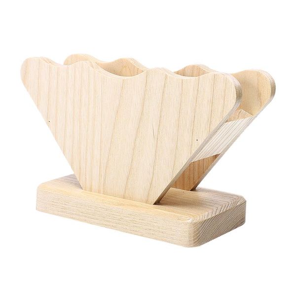

coffee filters 1pc creative filter paper storage stand wooden rack