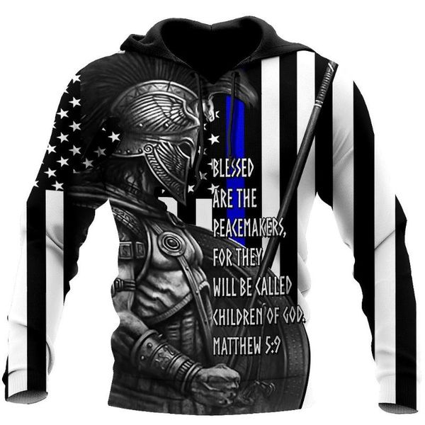 

men's hoodies & sweatshirts viking tattoo pattern 3d all over printed autumn fashion men harajuku casual zip pullover streetwear, Black