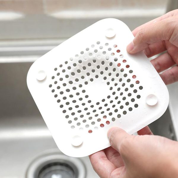 

other bath & toilet supplies bathroom kitchen square drain cover deodorant non slip tpr with suction cups anti bloking bathtub for shower ha