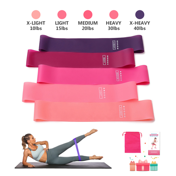 

resistance bands high quaity latex gym workout exercise loop set band