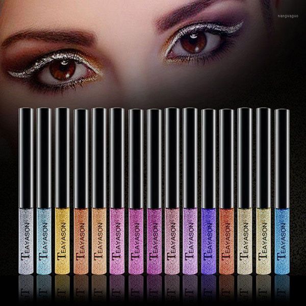 

15colors liquid eyeliner pigment cosmetic tool teayason eye shadow 4p1