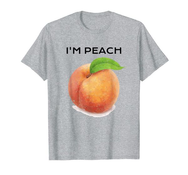 

i'm peach (impeach) t-shirt, White;black