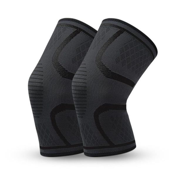 

kneepad support professional protector sports knee pads breathable brace basketball tennis cycling elbow &, Black;gray