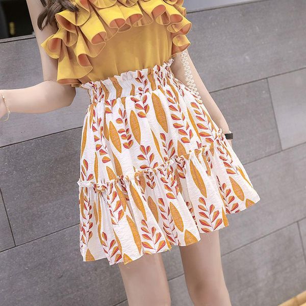 

skirts [lined ]skirt 2021 spring and summer elastic high waist slim fashion decor skirt, Black