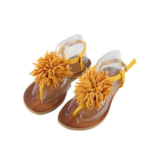 

women's summer flowers sandals ladies clip toe casual shoes beach female buckle strap flat footwear 2021 non-slip woman, Black