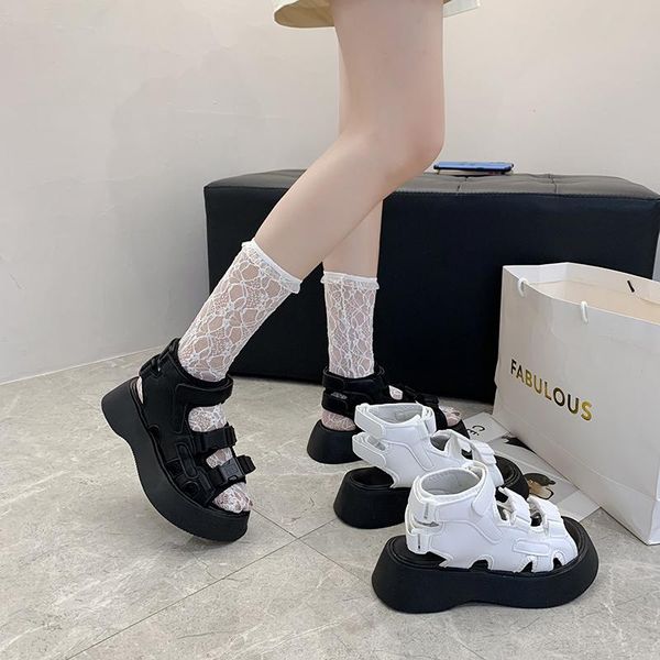 

sandals 2021 summer casual roman shoes women fashion small fresh sandal, Black