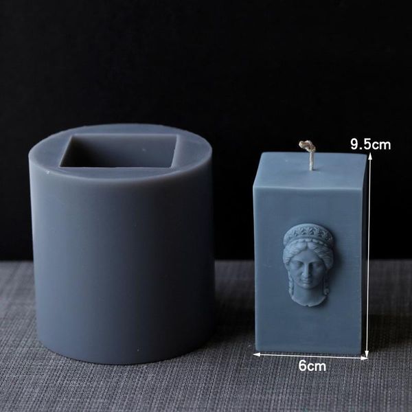 

craft tools 2021 goddess relief candle silicone mold temple wedding plaster concrete greek