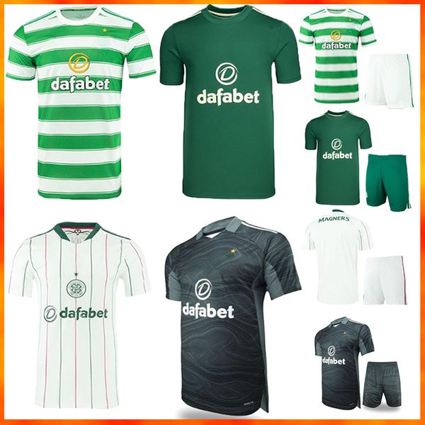 

21 22 celtic fc soccer jerseys mcgregor mens jersey kids kit edouard 2021 2122 ajeti griffiths turnbull football shirt christie elyounoussi, Black;yellow