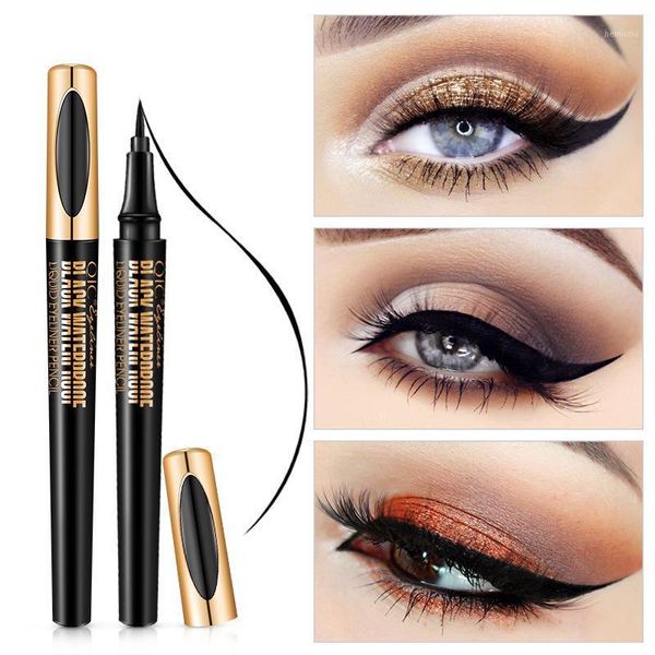 

black liquid waterproof eyeliner smooth long lasting pencil women beauty makeup kit for 1