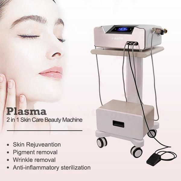 Doccia al plasma all'ozono laser portatile efficace 2 in 1 all'ingrosso medica con impugnatura fredda per sollevamento delle palpebre / rimozione delle rughe spot jett plasma beauty machine201