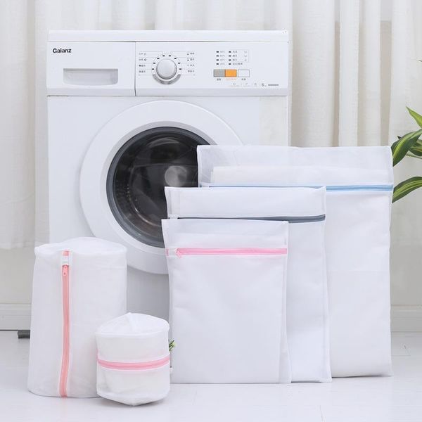 

mesh laundry bags with 4 bra washing - zipper closure
