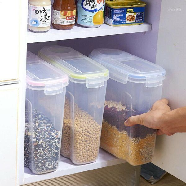 

pc cereal containers dispenser storage airtight dry kitchen 4 litres bottles & jars