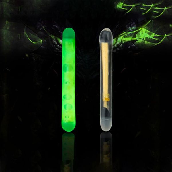 

50pcs/bag 4.5*40mm fishing float fluorescent lightstick light night rod lights dark glow stick for accessories