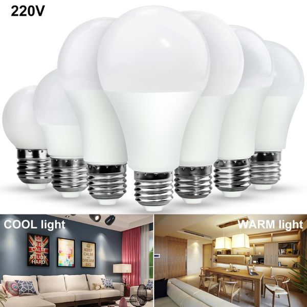 

bulbs led lighting e27 lamp 3w 6w 9w 12w 15w 18w 20w led+lighting cold white warm spotlight for home table