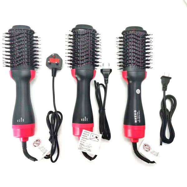 

one step hair dryer volumizer salon air paddle electric comb styling brush negative ion generator hair straightener curler