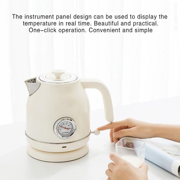 

electric kettles kettle stainless kitchen samovar british temperature control fast boiling prevent dry burning