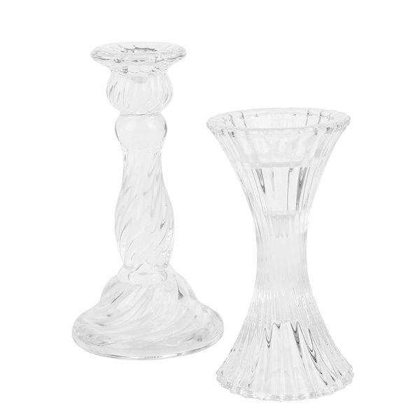 

candle holders glass for home decor wedding centerpieces tables stick holder candlestick