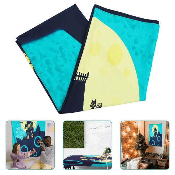 

table cloth 1pc layout prop castle pumpkin decoration party supply