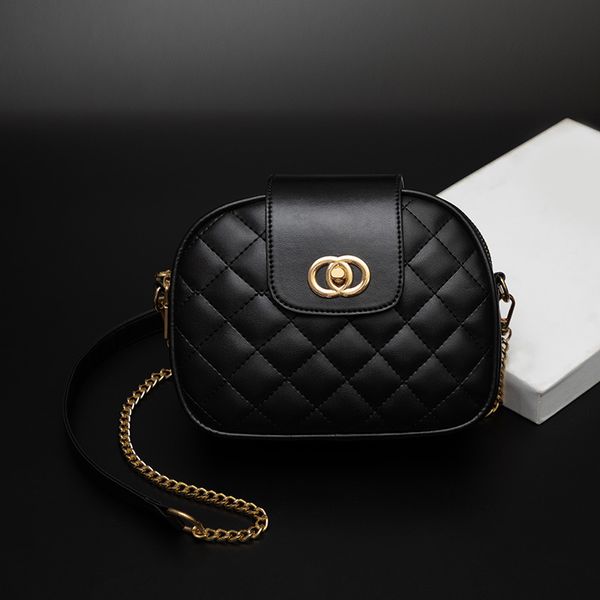 

chain sells small rhombus of the bag factory messenger shoulder 2021 new fashion korean three-layer version female ladi fmhkl
