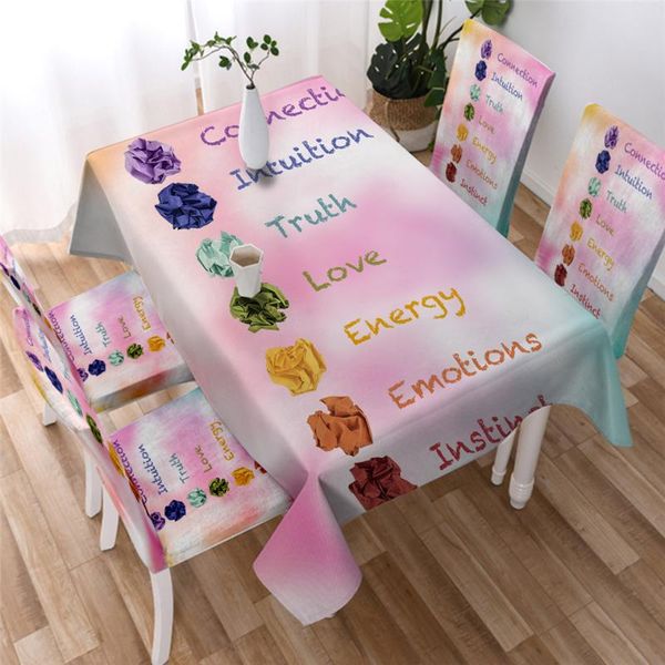 

table cloth colorful text tablecloth 3d print cover rectangle cute tablecloths for kitchen home decoration dinner