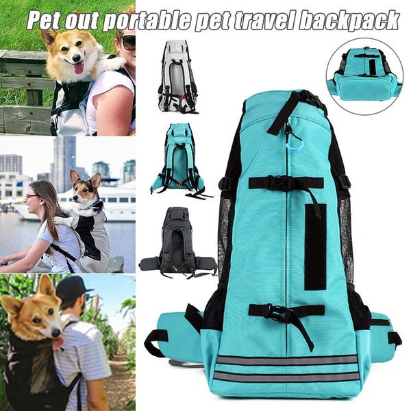 

Pet Backpack Breathabe Pet Dog Carrier Bag for arge Dogs Budog Backpack Adjustabe Trave Bags TN99