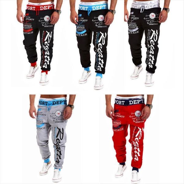 

sport gym long casual women pant slim fit tracksuit striped jogging slacks, Black