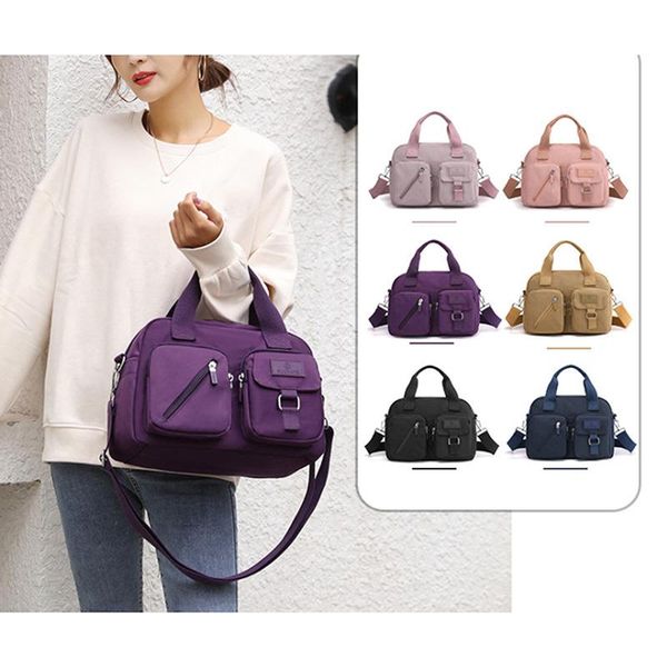 

evening bags fashion messenger bag women's shoulder nylon handbag large capacity single tote