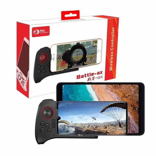

one-handed wireless bluetooth gamepad mobile controller game joystick controllers & joysticks
