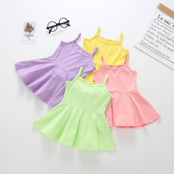 

girl's dresses summer girls tassel flying sleeve stripe cute kids party for princess dress clothes baby clothing, Red;yellow