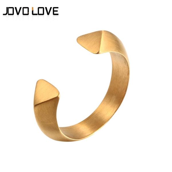 

wedding rings unique open for men jewelry 316l stainless steel finger male ring birthday gift three color size 7-12#, Slivery;golden