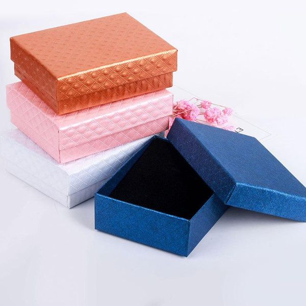 

jewelry pouches, bags special packing box pineapple pattern 7 * 9 gift, Pink;blue