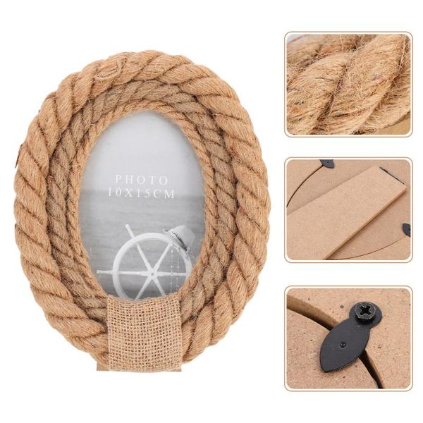 

frames wall mounted rope picture frame table6inch po display ornament