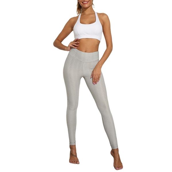 

women's leggings woman stretch solid color fitness running gym sports ankle-length active pants jacquard fabric sweatpant, Black
