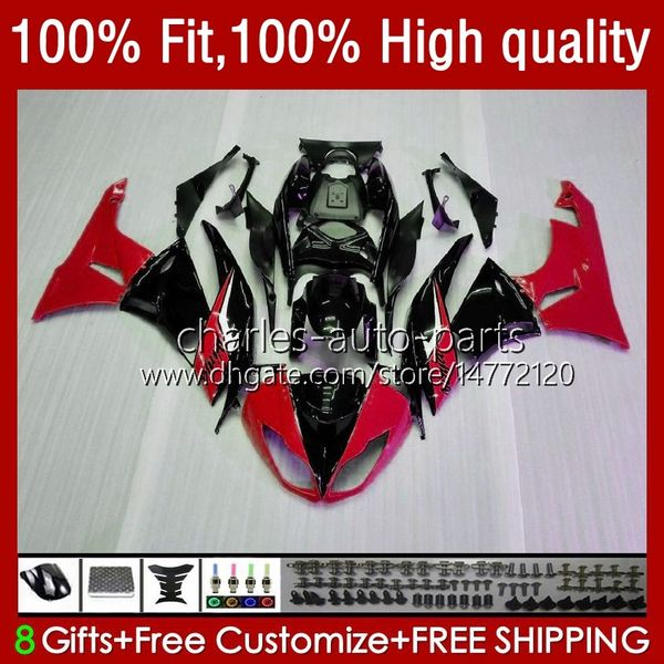 Kawasaki Ninja ZX 6R 600 CC 6 R 636 ZX636 2009-2012 13NO.155 ZX600C ZX600 ZX-6R 2009 2010 2011 2012 600CC ZX-636 ZX6R 09 10 11 12 Enjeksiyon Fabrika Red