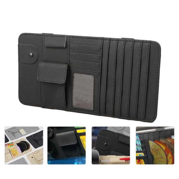 

car sun visor organizer storage pocket auto interior accessories for cards bags