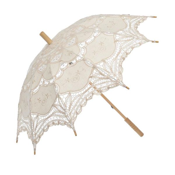 

umbrellas uv protection outdoor umbrella portable creative lace parasol long handle women gifts guarda chuva home products df50ys