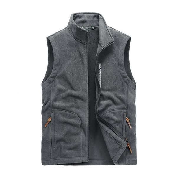 

men's vests mens cotton winter and autumn male thick waist coats casual outwear warm zipper jackets plus size men vest, Black;white