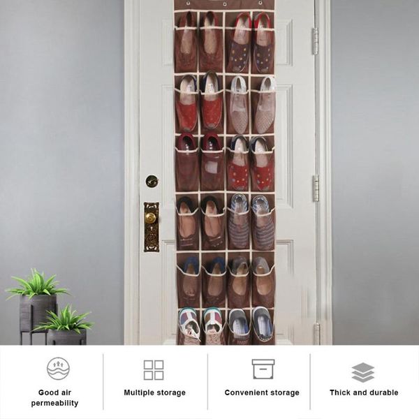 

storage bags large over the door shoe organizer for sneakers houseware hanging home fas6