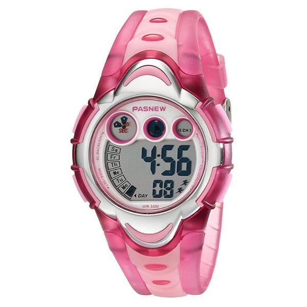 

wristwatches lintimes women led waterproof sports digital watch for children girls boys (pink), Slivery;brown