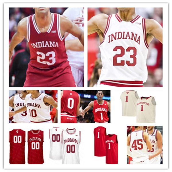 Баскетбольные майки Indiana Hoosiers Trayce Jackson-Davis Race Thompson Xavier Johnson Parker Stewart Miller Kopp Trey Galloway Rob Phinisee Geronimo Thomas 4XL