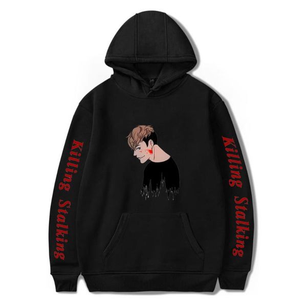 

men's hoodies & sweatshirts killing stalking fashion men women hoodie harajuku pullover hip hop oversized kids, Black