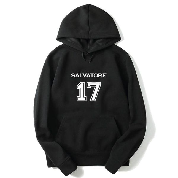 

men's hoodies & sweatshirts the vampire diaries lovely long sleeve autumn funny sweatshirt fashion casual women men clothing loose, Black