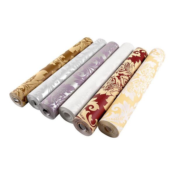

wallpapers european-style non-woven wallpaper living room tv background thickened relief pastoral 3d standing home bedroom