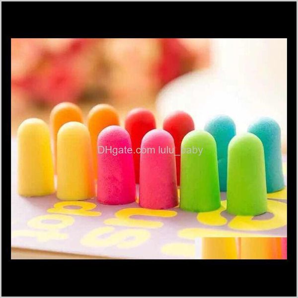 

sale foam sponge earplugs great for travelling & sleeping reduce noise ear plug randomly colors geifi sjgoc