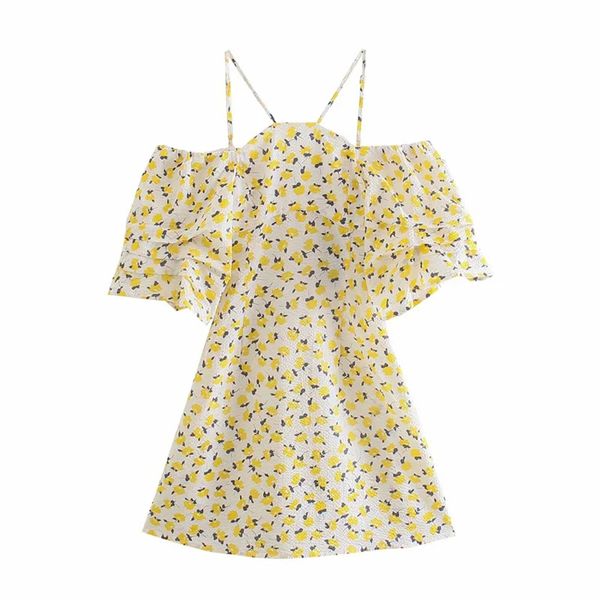 

bbwm summer fashion women sweet style flowers print sling mini dress casual party waist slim camisole dresses 210520, Black;gray