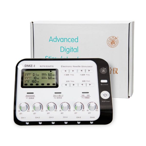 

electric massagers 6 output channel multi-functional tens muscle stimulator electroacupuncture physiotherapy massager