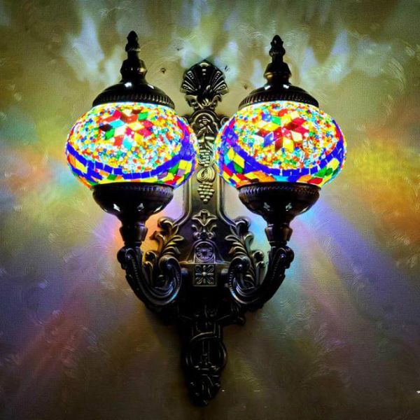 

wall lamp turkish national wind retro romantic tv balcony corridor ktv cafe