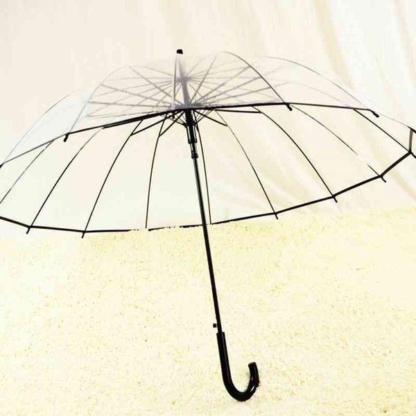 1PCS Romantische Nachahmung Spitze Transparent Nette Katze Große Lange Regen Wind Regenschirm Für Lolita Frauen Reisen 210320